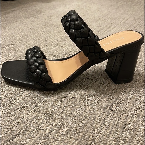 Sincerely Jules Stacked Block Heel Sandals - Picture 4 of 6